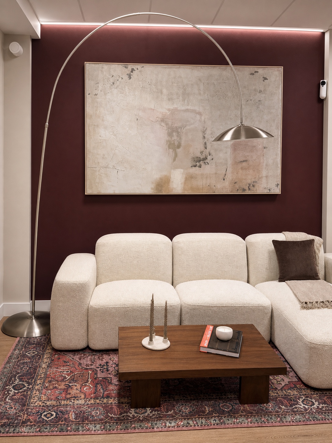Zona de salón y decoración del estudio NOVOGAR en Cornellà de Llobregat